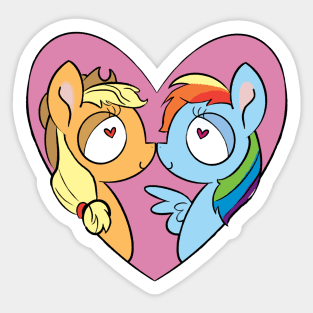 Rainbow Dash and Applejack Sticker